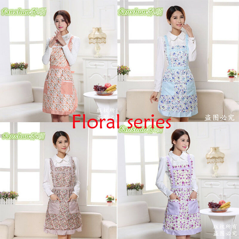 2019 Newest Women Funny Plaid Aprons Chefs Kitchen Vintage Novelty + Pockets For Cooking BBQ Xmas Cleaning Sleeveless Apron