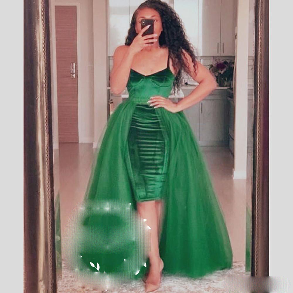 High Low Prom Dresses With Detachable Skirt 2020 Green Velvet Tulle African Women Hi Lo Evening Dress Party Vestido De Festa, Gray
High Low Prom Dresses With Detachable Skirt 2020 Green Velvet Tulle African Women Hi Lo Evening Dress Party Vestido De Festa, Gray