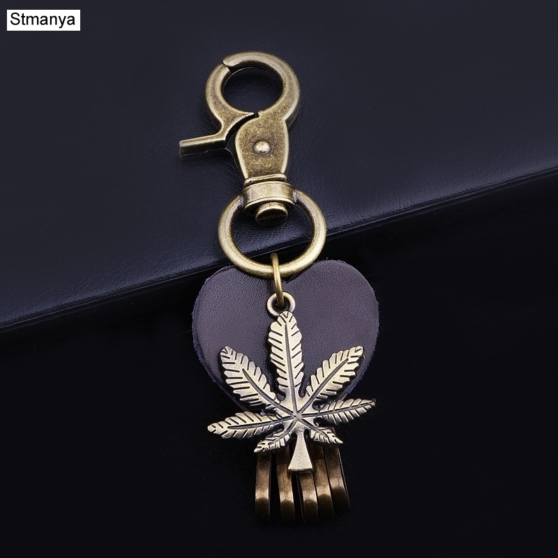 Novelty Car Keychain Jewelry Multi-function Bronze Maple Leaf Leather Keychains For Women Men Key Ring For Men Women Gifts
Novelty Car Keychain Jewelry Multi-function Bronze Maple Leaf Leather Keychains For Women Men Key Ring For Men Women Gifts