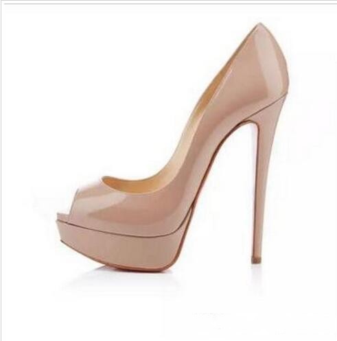 Brand Red Bottom Platform Shoe Patent leather Peep toe High heel Wedding Bridal Shoe Dress Sandals Size 35-44, As pics
Brand Red Bottom Platform Shoe Patent leather Peep toe High heel Wedding Bridal Shoe Dress Sandals Size 35-44, As pics