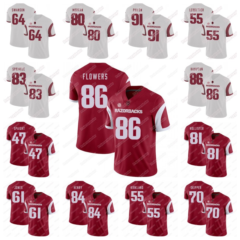 86 Trey Flowers 33 David Williams 47 Martrell Spaight 61 Jerry Jones 86 Dan Hampton 84 Hunter Henry NCAA College Football Jersey, White youth s-xl 
86 Trey Flowers 33 David Williams 47 Martrell Spaight 61 Jerry Jones 86 Dan Hampton 84 Hunter Henry NCAA College Football Jersey, White youth s-xl