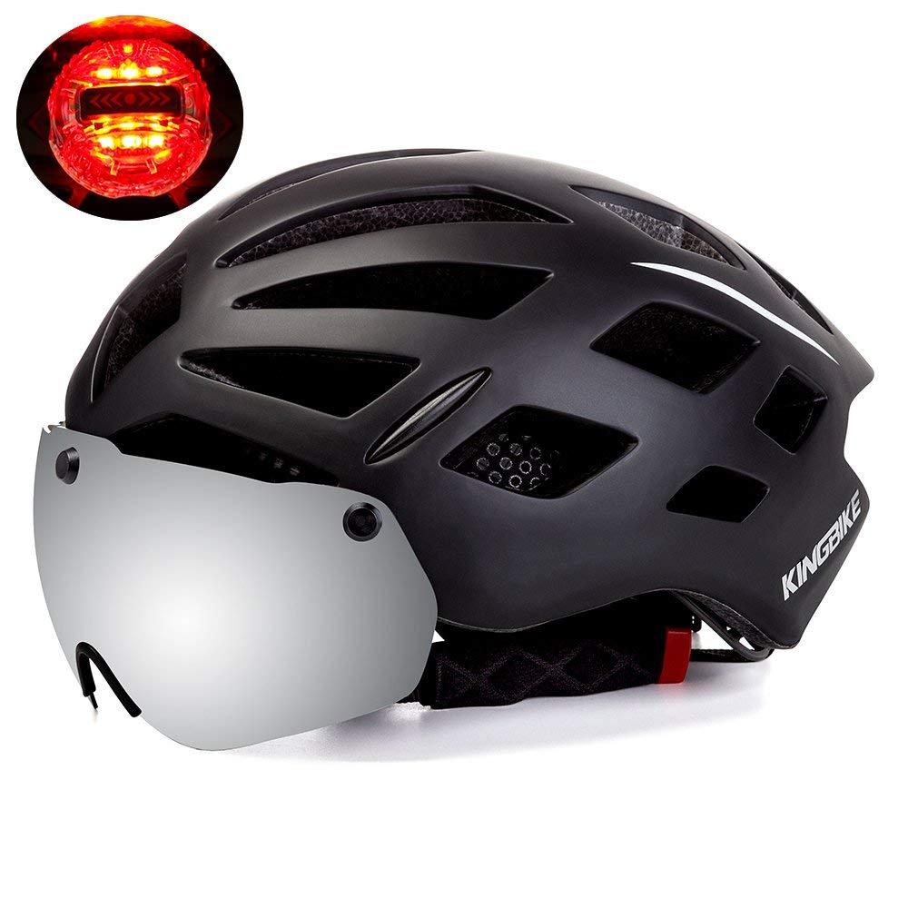 Bicycle Helmet With Detachable Eye Shield Goggles 100% UV400 Protection Men Women Cycling MTB Rear Safety LED Light Bike Helmet
Bicycle Helmet With Detachable Eye Shield Goggles 100% UV400 Protection Men Women Cycling MTB Rear Safety LED Light Bike Helmet