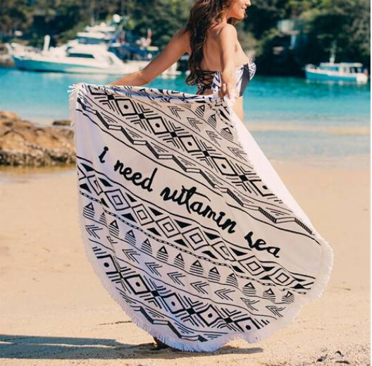 Free shipping Wholesales Beach Towel Round Printed Large Tassel Circular Sun Block Shawl Bath Towel, Multi-color
Free shipping Wholesales Beach Towel Round Printed Large Tassel Circular Sun Block Shawl Bath Towel, Multi-color