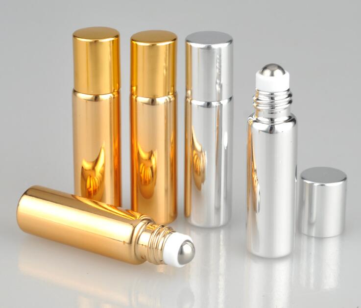 Glass Roll On Essential Oil Bottle Empty Perfume Bottles Roller Ball Travel Use Necessaries Portable Glass Roller