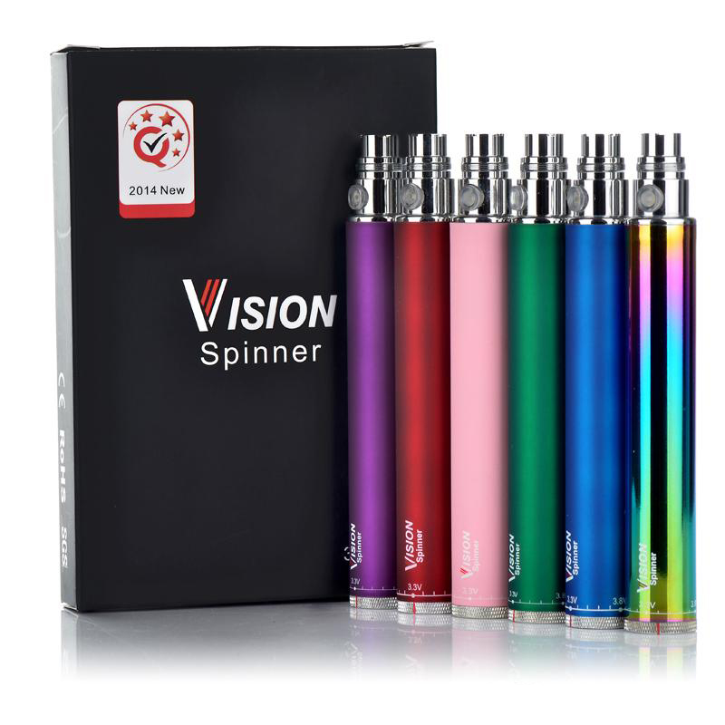 Ego C Twist Vision Spinner Electronic Cigarette 3.3-4.8V Variable Voltage VV Battery 650 900 1100 1300mAh Cartridges Atomizers Battery Kit
Ego C Twist Vision Spinner Electronic Cigarette 3.3-4.8V Variable Voltage VV Battery 650 900 1100 1300mAh Cartridges Atomizers Battery Kit
