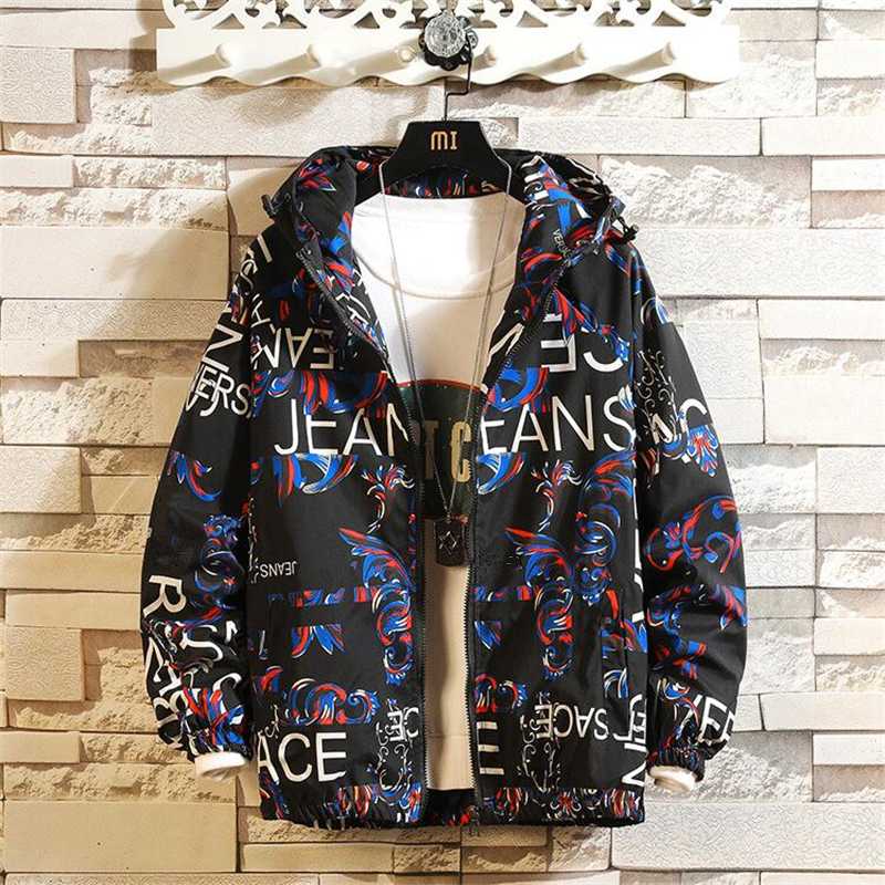 Fashion Brand Spring Autumn Men Casual Streetwear Floral Hoodie Jacket Man Waterproof Clothes Mens Windbreaker Coat Male Outwear, Black;brown
Fashion Brand Spring Autumn Men Casual Streetwear Floral Hoodie Jacket Man Waterproof Clothes Mens Windbreaker Coat Male Outwear, Black;brown