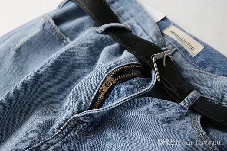 2020 Women Wide Leg Loose Denim Blue Jeans Pant 2018 Female Long Trousers High Waist Chic Female Pants Mom Jeans Korean Style Stretch