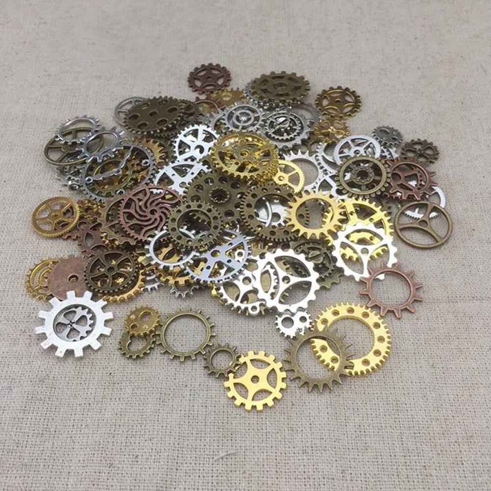 Hot Sale Vintage Mixed Steampunk Punk Style Gear Cogs Pendants Necklace DIY Jewelry Making Watch Parts Jewelry Findings
Hot Sale Vintage Mixed Steampunk Punk Style Gear Cogs Pendants Necklace DIY Jewelry Making Watch Parts Jewelry Findings