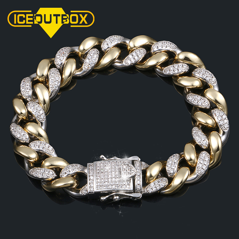 Iced Out Rhinestone Cuban Bracelet Mix Color Men's Hip Hop Jewelry Exaggerated Punk Style Female Charms Hand Cuff Accessories Gift
Iced Out Rhinestone Cuban Bracelet Mix Color Men's Hip Hop Jewelry Exaggerated Punk Style Female Charms Hand Cuff Accessories Gift