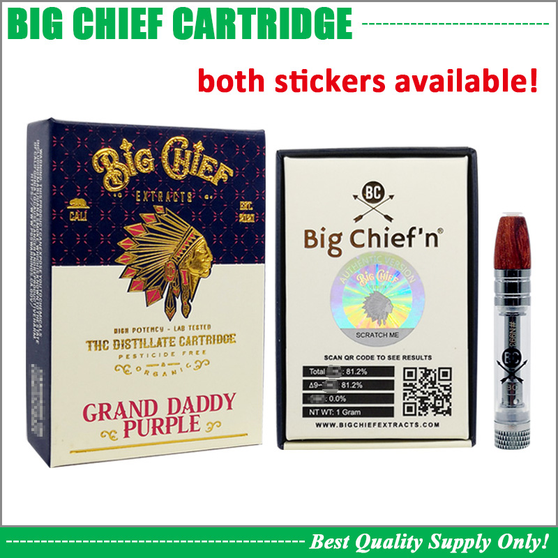 Premium Big Chief Vape Cartridge 0.8ML 1.0ML Atomizer Ceramic Coil Thick Oil 510 Battery Vaporizer Flo Carts
Premium Big Chief Vape Cartridge 0.8ML 1.0ML Atomizer Ceramic Coil Thick Oil 510 Battery Vaporizer Flo Carts