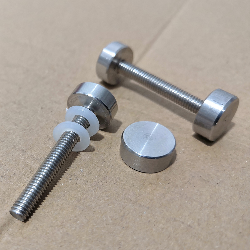 M4 double threaded screw mirror energy saving Glass acrylic Decorative household advertising fixed nail