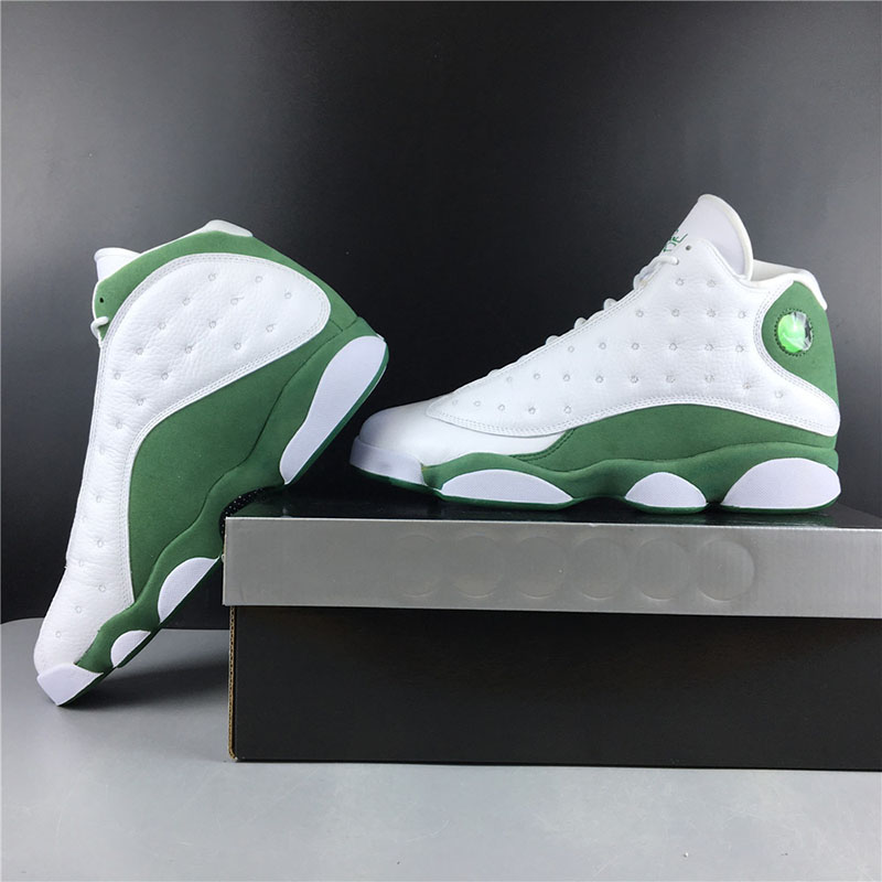 Ray 13 Allen PE Lucky Green White Men Basketball Shoes Jumpman 13s Athletic Sneakers Mens Sports Trainer with box 414571-125
Ray 13 Allen PE Lucky Green White Men Basketball Shoes Jumpman 13s Athletic Sneakers Mens Sports Trainer with box 414571-125