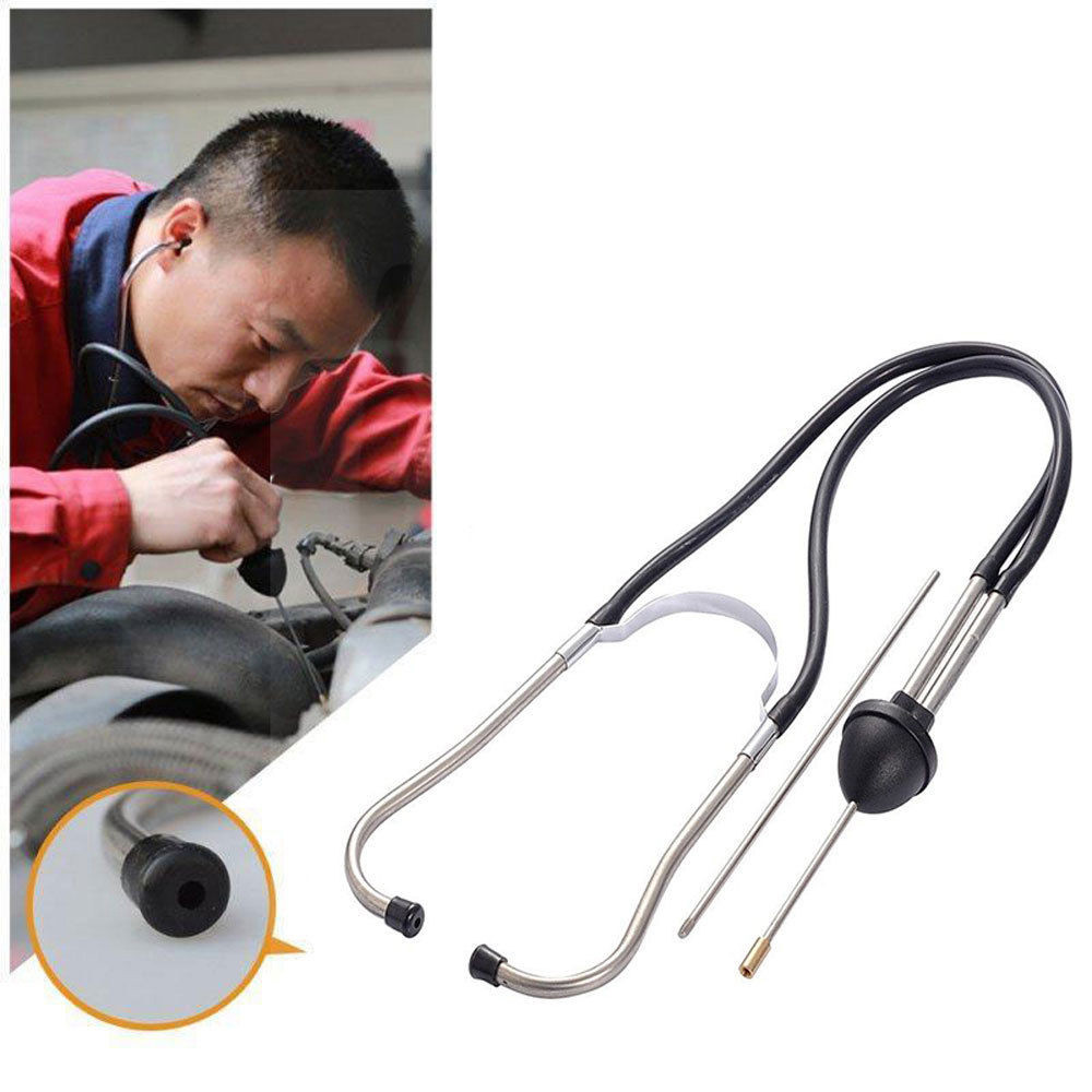 Car Engine Block Diagnostic Automotive Hearing Tools Anti-shocked Durable Chromed-steel Auto Engines Tester Diagnostics
