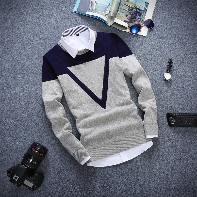 NEW 2019 casual Long-sleeved pullover sweater O-neck sweater SH190930