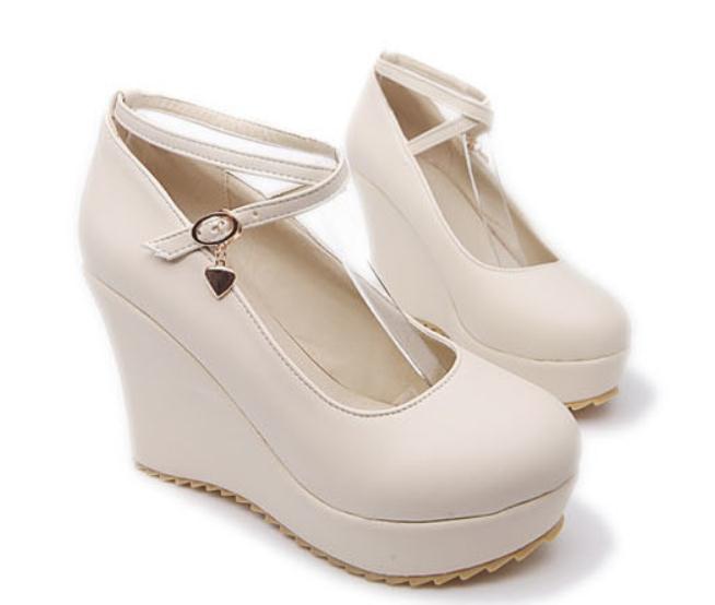 2019 Women's shoes in Spring and Autumn with New style Slope heel Thick bottom round head waterproof table@04, Pink
2019 Women's shoes in Spring and Autumn with New style Slope heel Thick bottom round head waterproof table@04, Pink