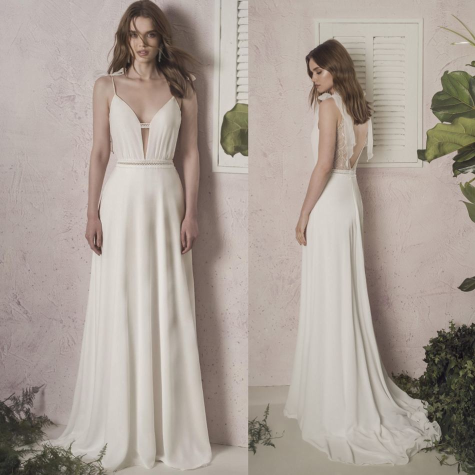 Fashion Wedding Dresses Spaghetti Straps Beading Appliques Lace Chiffon Bridal Gowns Backless Sweep Train A-Line Wedding Dress, Same as image
Fashion Wedding Dresses Spaghetti Straps Beading Appliques Lace Chiffon Bridal Gowns Backless Sweep Train A-Line Wedding Dress, Same as image