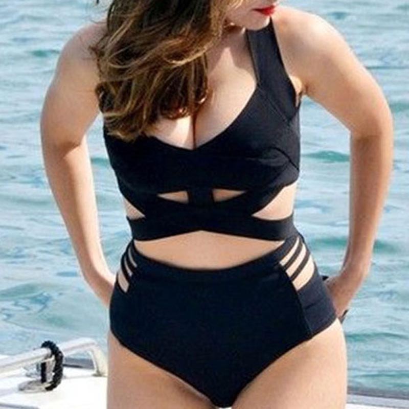 Hot Fashion Women Sexy Bikinis Solid Color Strap Swimsuit High Waisted Hollow Bathing Suits Ladies Plus Size Swimwear Set MCK99
Hot Fashion Women Sexy Bikinis Solid Color Strap Swimsuit High Waisted Hollow Bathing Suits Ladies Plus Size Swimwear Set MCK99