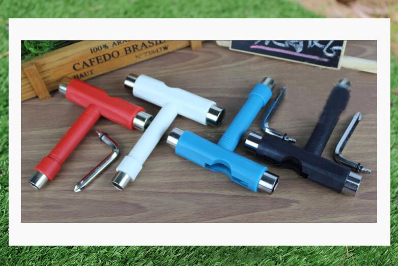 160pcs Skate Board T Type Assembly Tools Skateboard kit Screwdriver random color delivery free shipping