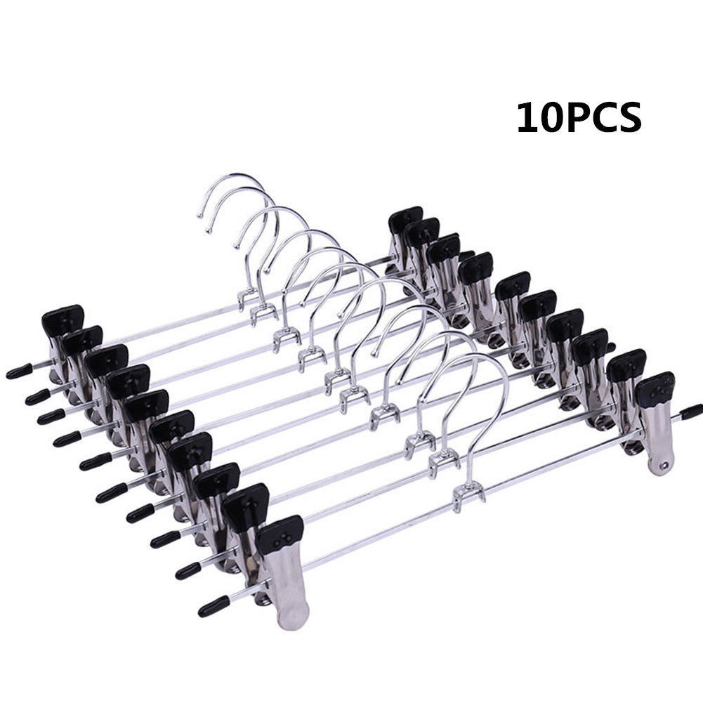 10Pcs Clothing Hanger Drying Racks Organizer Stainless Steel Coat Trousers Clothes Hangers With Hooks Rack Space Saving Storage
10Pcs Clothing Hanger Drying Racks Organizer Stainless Steel Coat Trousers Clothes Hangers With Hooks Rack Space Saving Storage