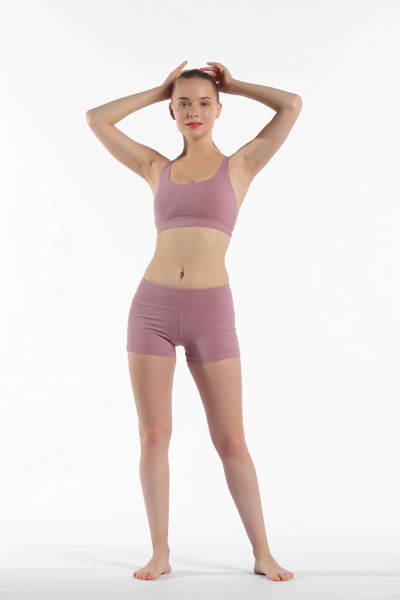 Yoga Short Pants Summer Hot Women Casual High Elastic Waist Tight Fitness Slim Skinny Shorts Solid Color Female Girl Exercise Shorts