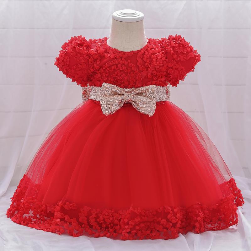 Newborn Baby birthday party girl dress bowknot lovely princess photo costume Infant One-piece Dresses Babies Clothes, Red
Newborn Baby birthday party girl dress bowknot lovely princess photo costume Infant One-piece Dresses Babies Clothes, Red