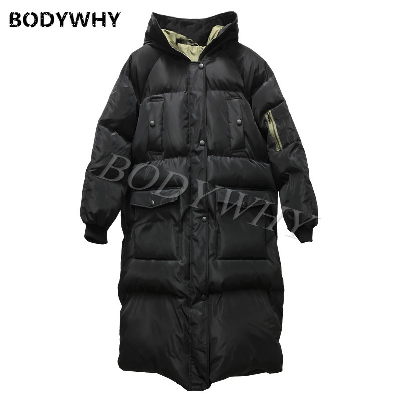 2020 Spring Men Winter Jacket silk-like cotton padded Hooded Loose Fit Warm Long Puffer Jacket Winter Coat Outwear Fashion, Black
2020 Spring Men Winter Jacket silk-like cotton padded Hooded Loose Fit Warm Long Puffer Jacket Winter Coat Outwear Fashion, Black