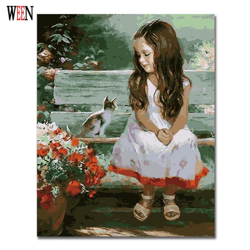 Girl and Cat Oil Painting By Numbers On Canvas DIY Handpainted Child Coloring By numbers Digital Canvas Home Decor Gift
Girl and Cat Oil Painting By Numbers On Canvas DIY Handpainted Child Coloring By numbers Digital Canvas Home Decor Gift