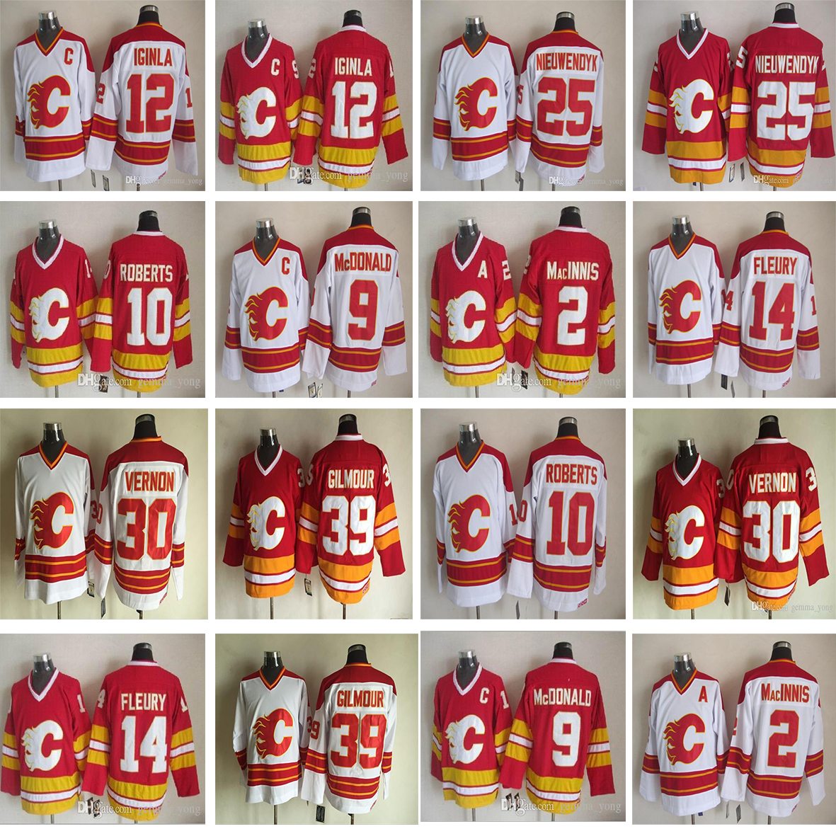 Retro Calgary Flames Hockey Jerseys 2 Macinnis 10 Roberts 30 Vernon 12 Iginla 14 Theoren Fleury 25 Joe Nieuwendyk 9 Lanny McDonald Cheap, 14-white
Retro Calgary Flames Hockey Jerseys 2 Macinnis 10 Roberts 30 Vernon 12 Iginla 14 Theoren Fleury 25 Joe Nieuwendyk 9 Lanny McDonald Cheap, 14-white