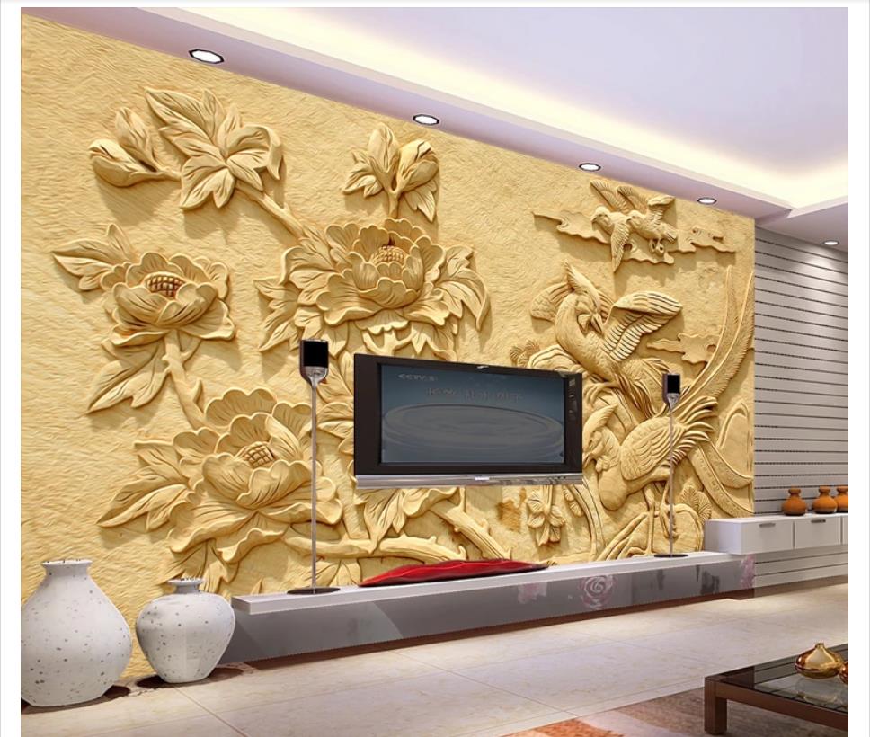 3D wallpaper custom photo silk mural wall paper High-grade peony embossed bedroom living room TV mural background wall sticker
3D wallpaper custom photo silk mural wall paper High-grade peony embossed bedroom living room TV mural background wall sticker