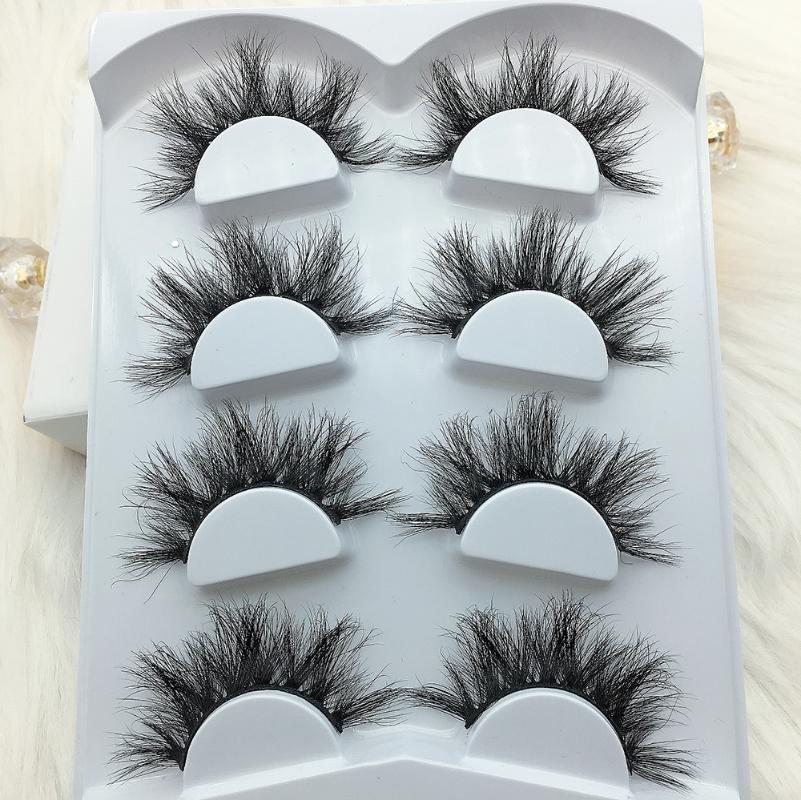 4 Pairs 3D Mink Hair False Eyelashes Handmade Natural Long Eyelash Wispy Fluffy Lashes Reusable False Eyelashes Extension Tool
4 Pairs 3D Mink Hair False Eyelashes Handmade Natural Long Eyelash Wispy Fluffy Lashes Reusable False Eyelashes Extension Tool