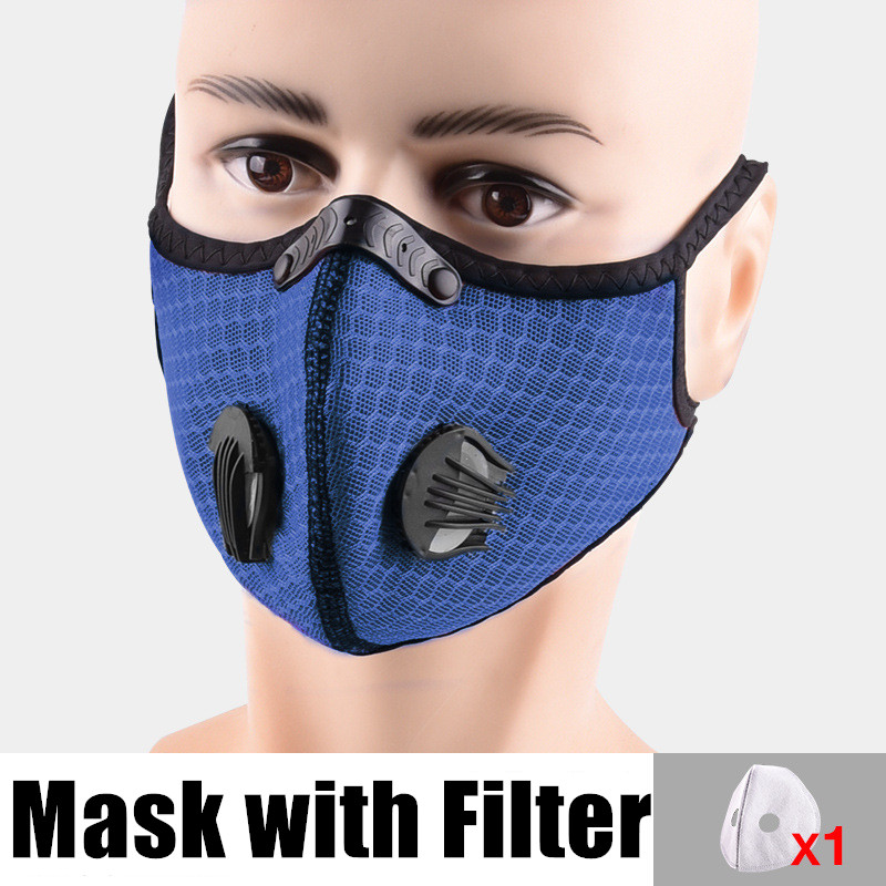 Free Filter Respirator Cycling Face Mask Sport Training Running Mask With Activated Carbon Filter Breathing Valve Outdoor Masks
Free Filter Respirator Cycling Face Mask Sport Training Running Mask With Activated Carbon Filter Breathing Valve Outdoor Masks