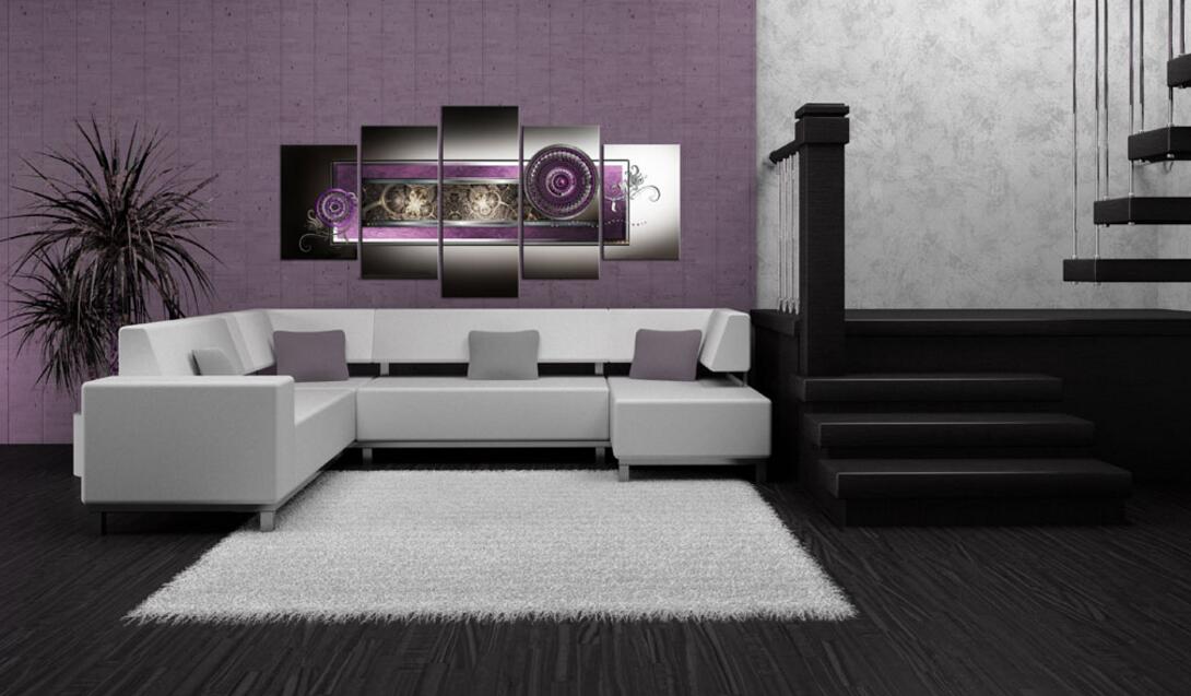 5PCS/Set Fashion Wall Art Canvas Painting Abstract Patterns of National Characteristics Modern Home Decoration,Choose Color And Size(No Fram
