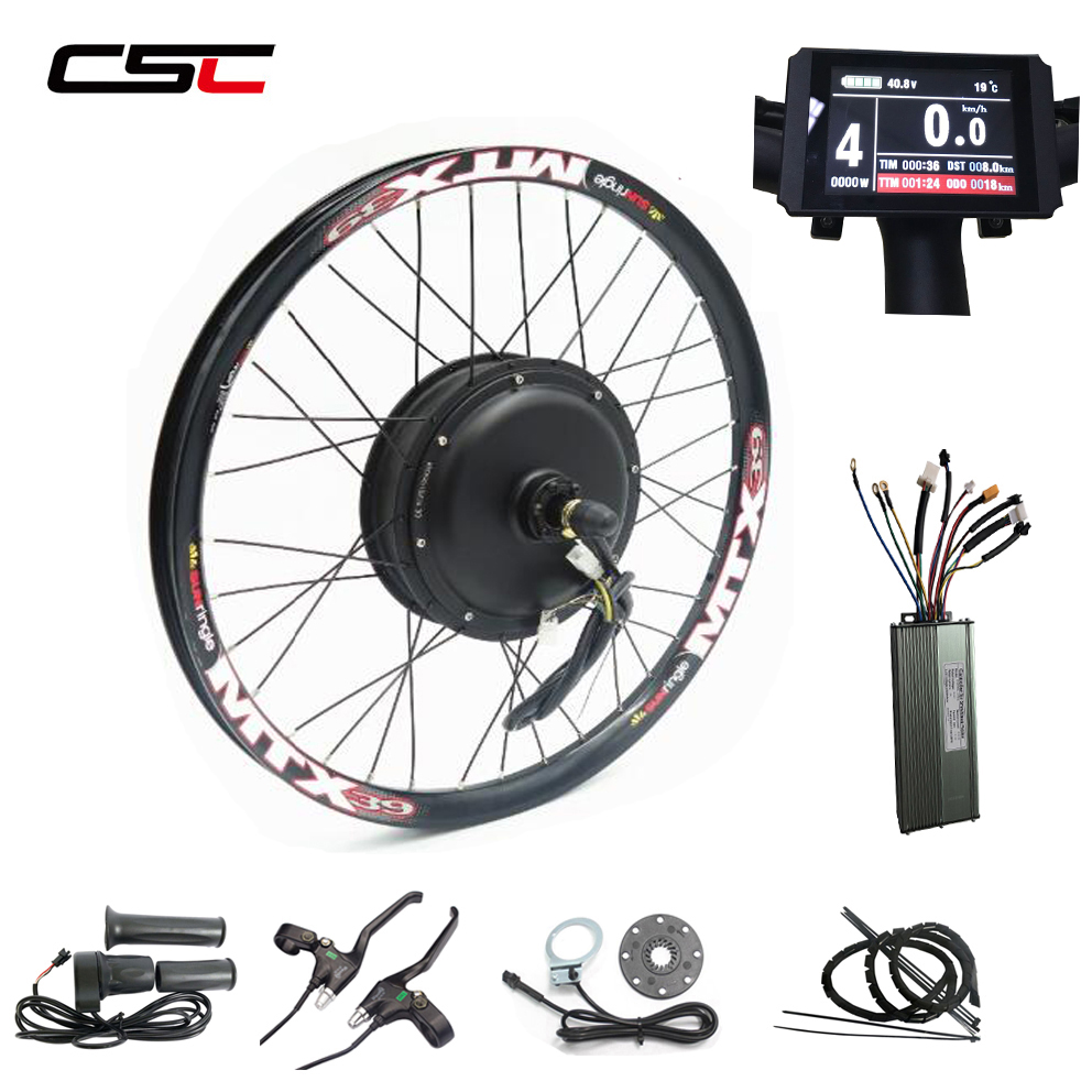 CSC 48V 1500W Regenerative Ebike kit with Sunring MTX 39 Rim and color LCD8 display for Disc Bike
CSC 48V 1500W Regenerative Ebike kit with Sunring MTX 39 Rim and color LCD8 display for Disc Bike