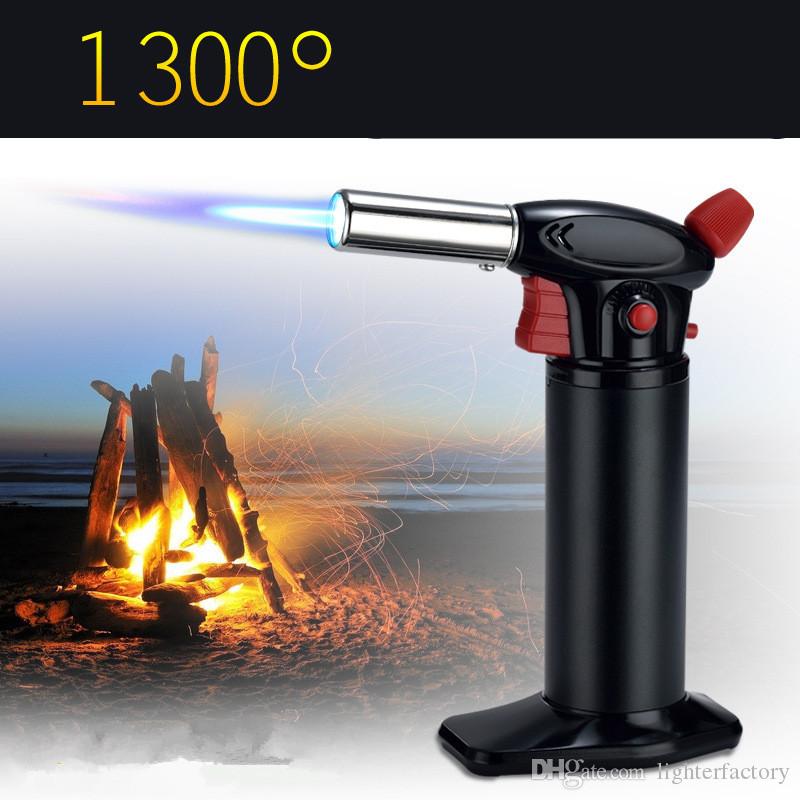Jet 1300 C Welding Torch Cigar Cigarette Roasting Fire Gun Super Firepower High Temperature Burning Lighter W260202