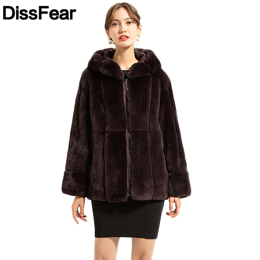 Fashion hooded Rex Fur Women Coat long Sleeve Overcoat Jacket Warm Winter Women Clothing Natural Fur Female Coat Jacket, Dark grey
Fashion hooded Rex Fur Women Coat long Sleeve Overcoat Jacket Warm Winter Women Clothing Natural Fur Female Coat Jacket, Dark grey