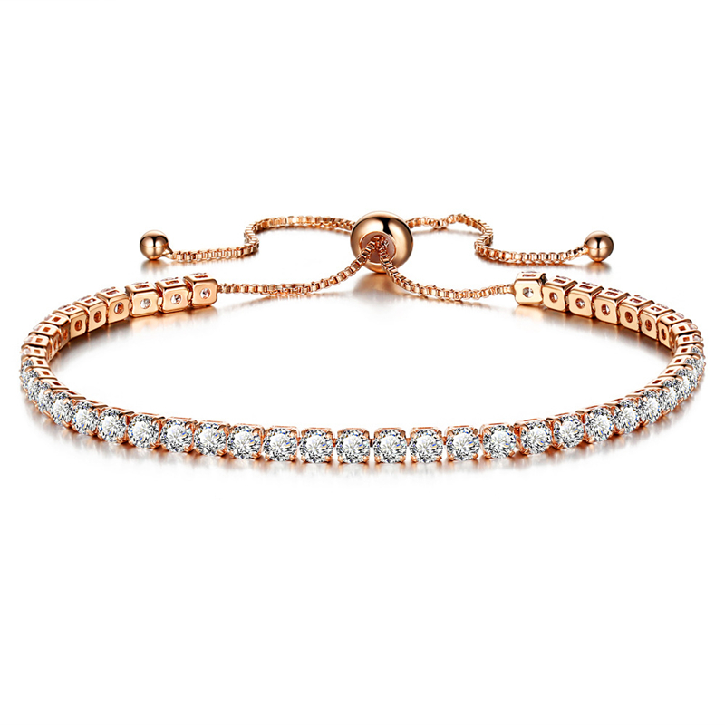 Zircon Crystal Bracelet Silver Rose Gold Full Rhinestone Charm Hand Jewelry for Girl Female Fashion Elegant Women Bracelets Bangle Gift Pink, Golden;silver
Zircon Crystal Bracelet Silver Rose Gold Full Rhinestone Charm Hand Jewelry for Girl Female Fashion Elegant Women Bracelets Bangle Gift Pink, Golden;silver