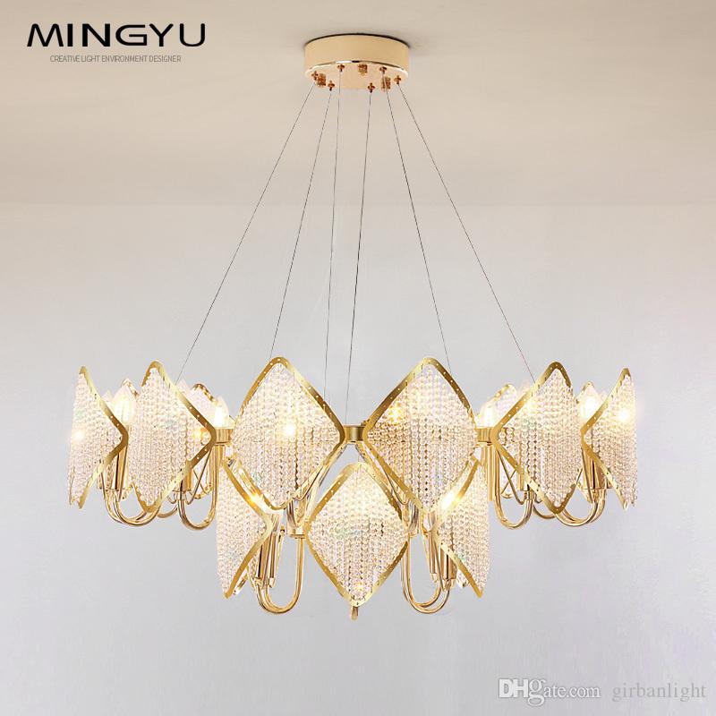 Post Modern Crystal Glass Drops Hanging Chandelier Light Iron Material Home Decor Light Luxury Modern Crystal European Style Chandelier
Post Modern Crystal Glass Drops Hanging Chandelier Light Iron Material Home Decor Light Luxury Modern Crystal European Style Chandelier
