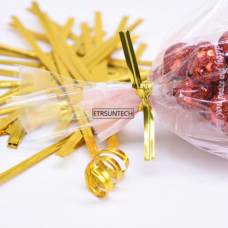 50Set Gift Bag Tie Foil Wire Cake Wrapping Twist Ties Wedding Birthday Party Favors Packing Supplies
50Set Gift Bag Tie Foil Wire Cake Wrapping Twist Ties Wedding Birthday Party Favors Packing Supplies