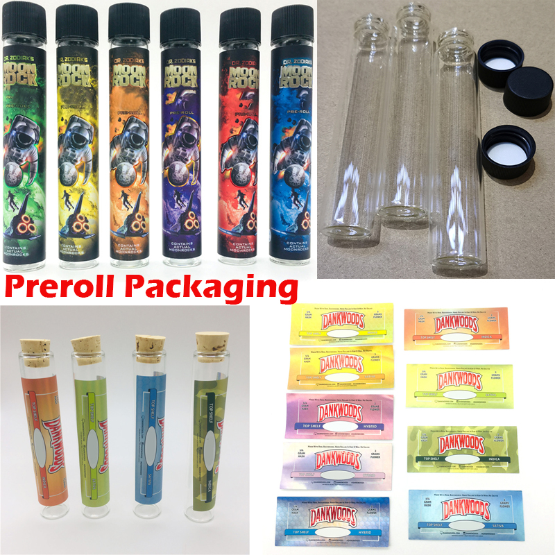 Moonrock Pre Roll Packaging 120*20mm Glass Tubes Dankwoods Cork Top Preroll Empty Containers Pre Roll Joint Tubes with Stickers for Dry Herb
Moonrock Pre Roll Packaging 120*20mm Glass Tubes Dankwoods Cork Top Preroll Empty Containers Pre Roll Joint Tubes with Stickers for Dry Herb