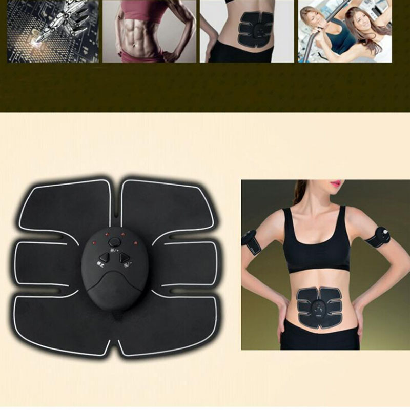EMS Wireless Muscle Stimulator Trainer Smart Fitness Abdominal Training Electric Weight Loss Stickers Body Slimming Belt Unisex C18122801