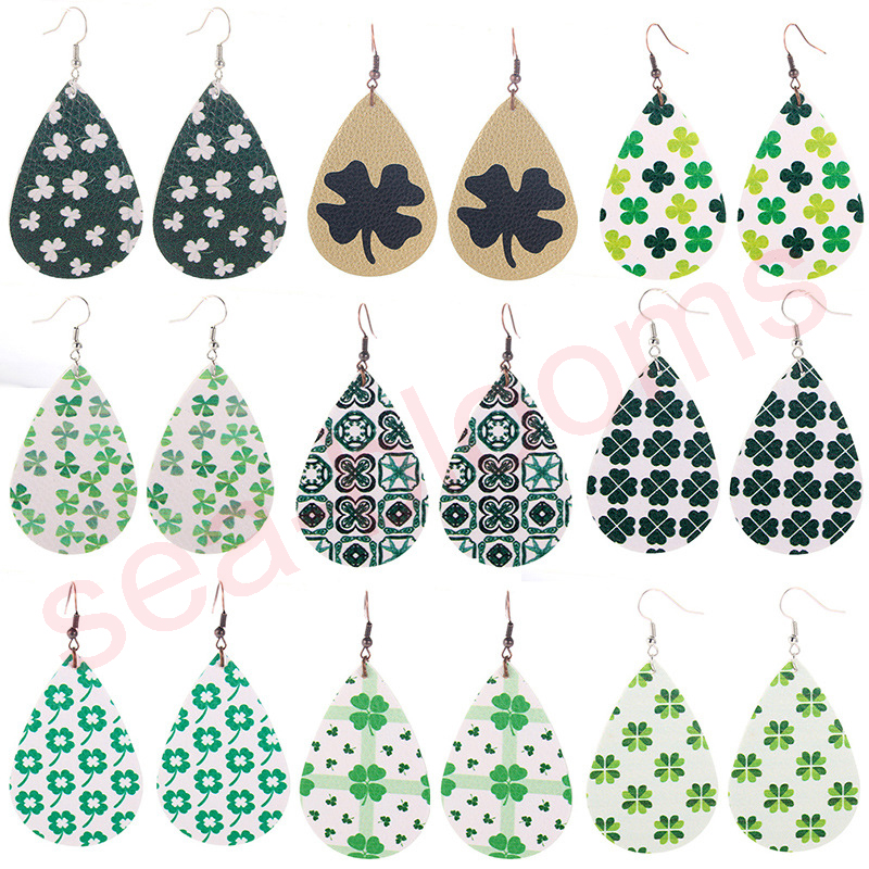 Kimter Lucky Clover Leaves Dangle Earrings Faux PU Leather Earring for Women Teardrop Eardrop Lady Fashion Jewelry Accessories U62FA
Kimter Lucky Clover Leaves Dangle Earrings Faux PU Leather Earring for Women Teardrop Eardrop Lady Fashion Jewelry Accessories U62FA