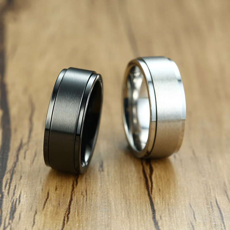 Spinner Ring for Men Stress Release Accessory Classic Stainless Steel Wedding Band Casual Sport Jewelry
Spinner Ring for Men Stress Release Accessory Classic Stainless Steel Wedding Band Casual Sport Jewelry