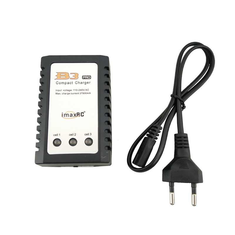 10W B3 Balancer Charger AC 110V-240V Input LED Display 2S 3S 7 4V 11 1V Lipo Battery Charging Unites US Pg or Euro Pg297f