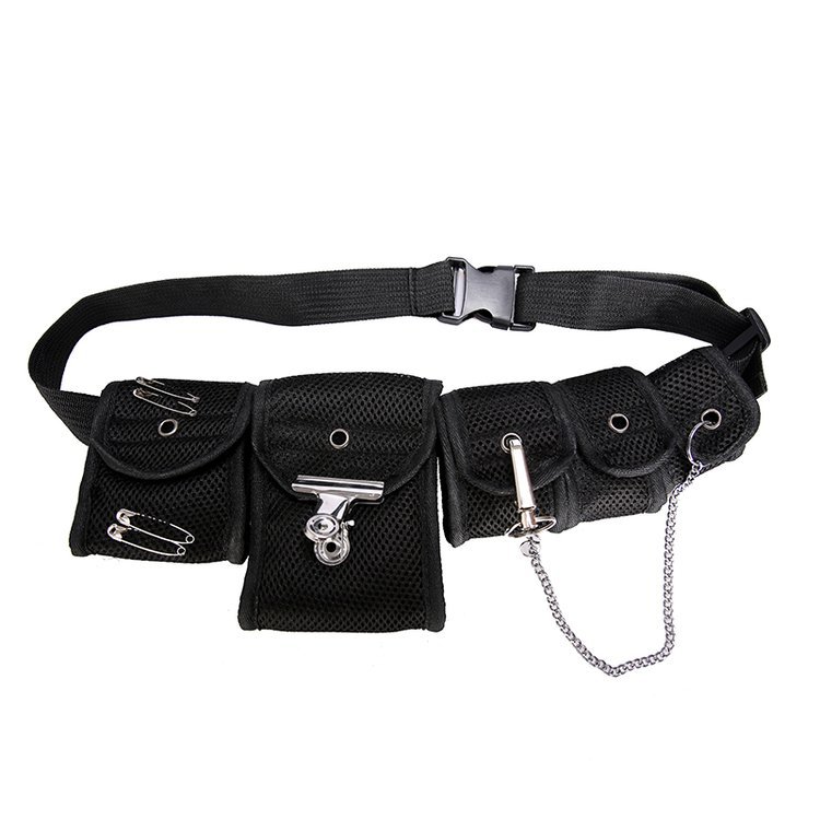 Cool Streetwear Waist Chest Bag for Men Women Mesh Tactical Package Whit 5 Pockets Hip-hop Waist Packs Packs Belt Bag, Black
Cool Streetwear Waist Chest Bag for Men Women Mesh Tactical Package Whit 5 Pockets Hip-hop Waist Packs Packs Belt Bag, Black