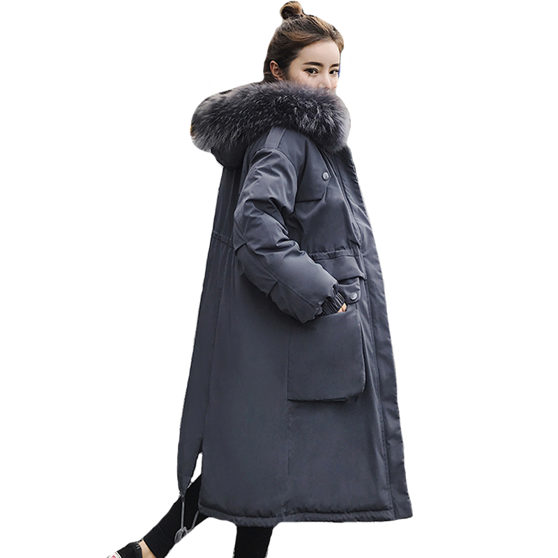 Winter Jacket Women Loose Ovesize Hooded With Fur Outwear Female Down Coat Long With Two Big Pocket Parka Abrigos Mujer Invierno, Beige
Winter Jacket Women Loose Ovesize Hooded With Fur Outwear Female Down Coat Long With Two Big Pocket Parka Abrigos Mujer Invierno, Beige
