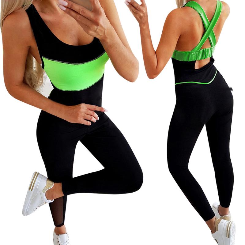 Color Patchwork Jumpsuit Tracksuit one piece fitness overall Hollow Out Sleeveless tank jumpsuit romper pants Casual Tracksuit, As pic
Color Patchwork Jumpsuit Tracksuit one piece fitness overall Hollow Out Sleeveless tank jumpsuit romper pants Casual Tracksuit, As pic