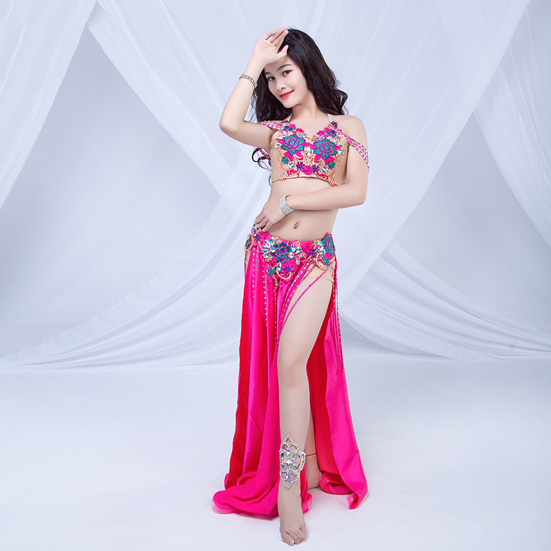 Rhinestone Beading Oriental Dance Costumes Kids Girls Belly Dance Costume Placketing Skirt 2pcs Set Performance Clothes 3079, 2 pieces set
Rhinestone Beading Oriental Dance Costumes Kids Girls Belly Dance Costume Placketing Skirt 2pcs Set Performance Clothes 3079, 2 pieces set