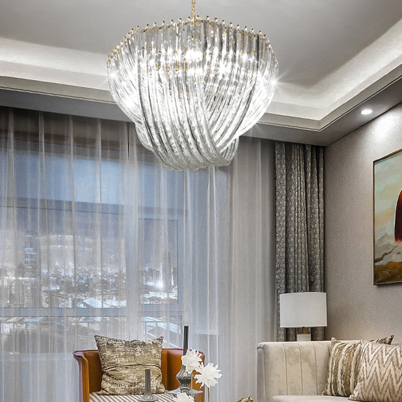 LED Modern Pendant Lights Fixture Crystal Glass Hanging Lamps Lanterna Home Indoor Lighting Hotel Club Bar Study Living Room Bedroom Lustre