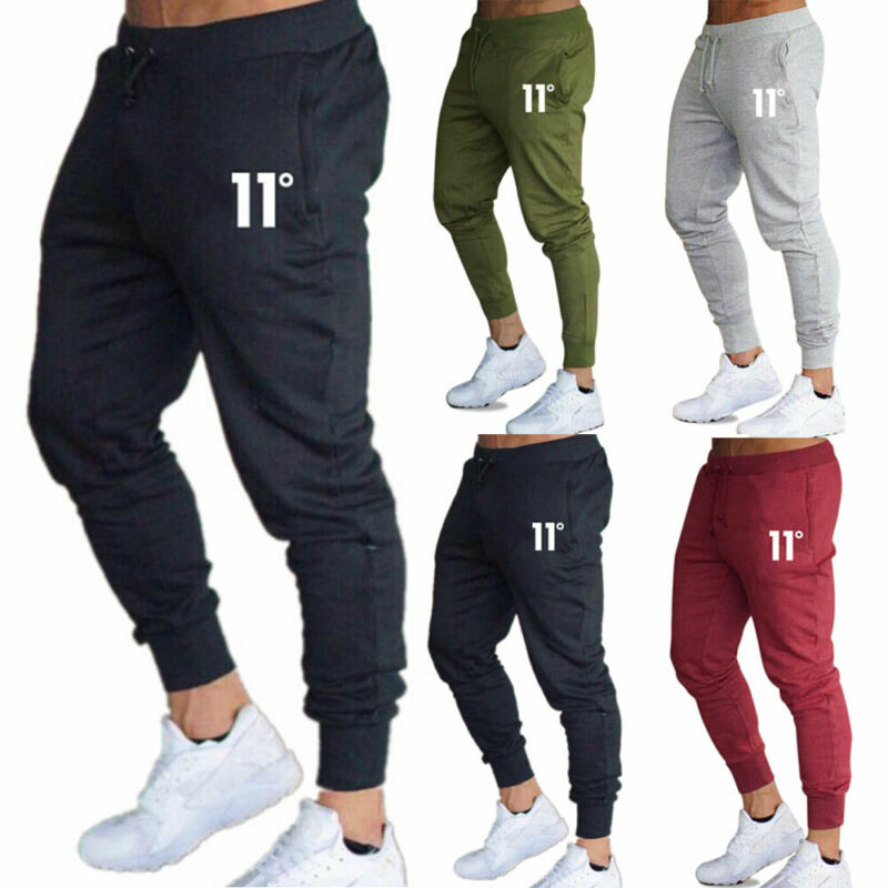 Men's Pants Autumn Fashion Mens Track Casual Sports Jogging Bottoms Joggers Long Trousers Asian Size M-2XL