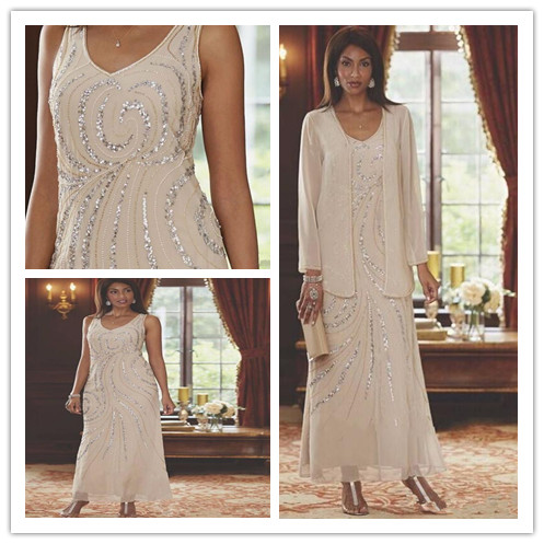 Elegant Hottest Selling Mother of the Bride Dresses With Jacket Beaded Ankle Length 2019 Wedding Guest Dress for Mother Mother's Dresses
Elegant Hottest Selling Mother of the Bride Dresses With Jacket Beaded Ankle Length 2019 Wedding Guest Dress for Mother Mother's Dresses
